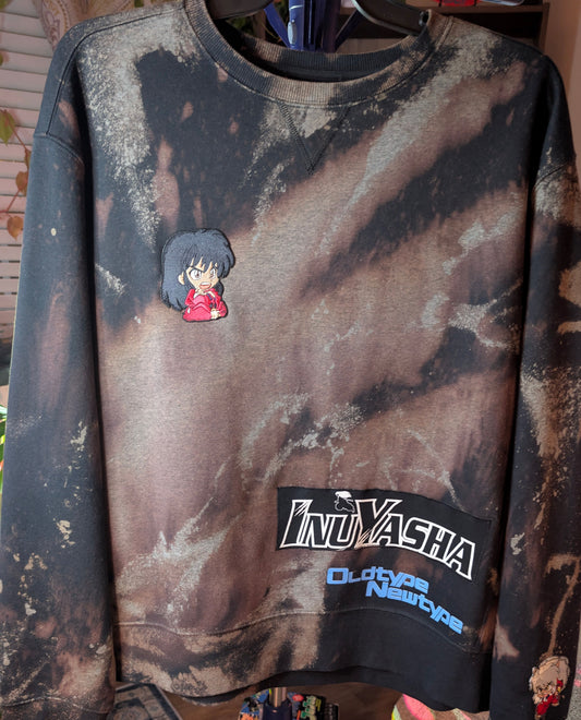 The "Iron-Reaver" Custom Acid-Wash Crewneck (XL)